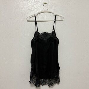 Victoria's Secret Black Lace Cami slip dress